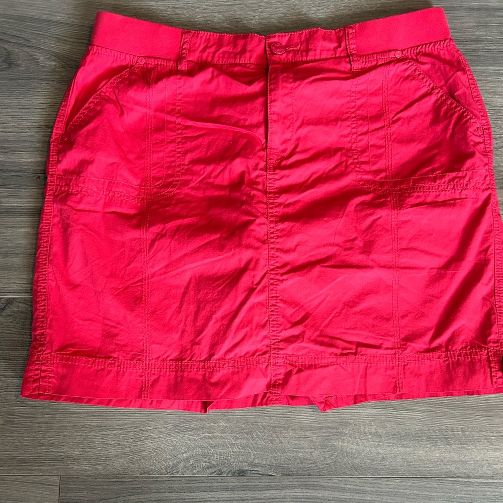 Gloria Vanderbilt Bright Hot Pink Mini Skirt